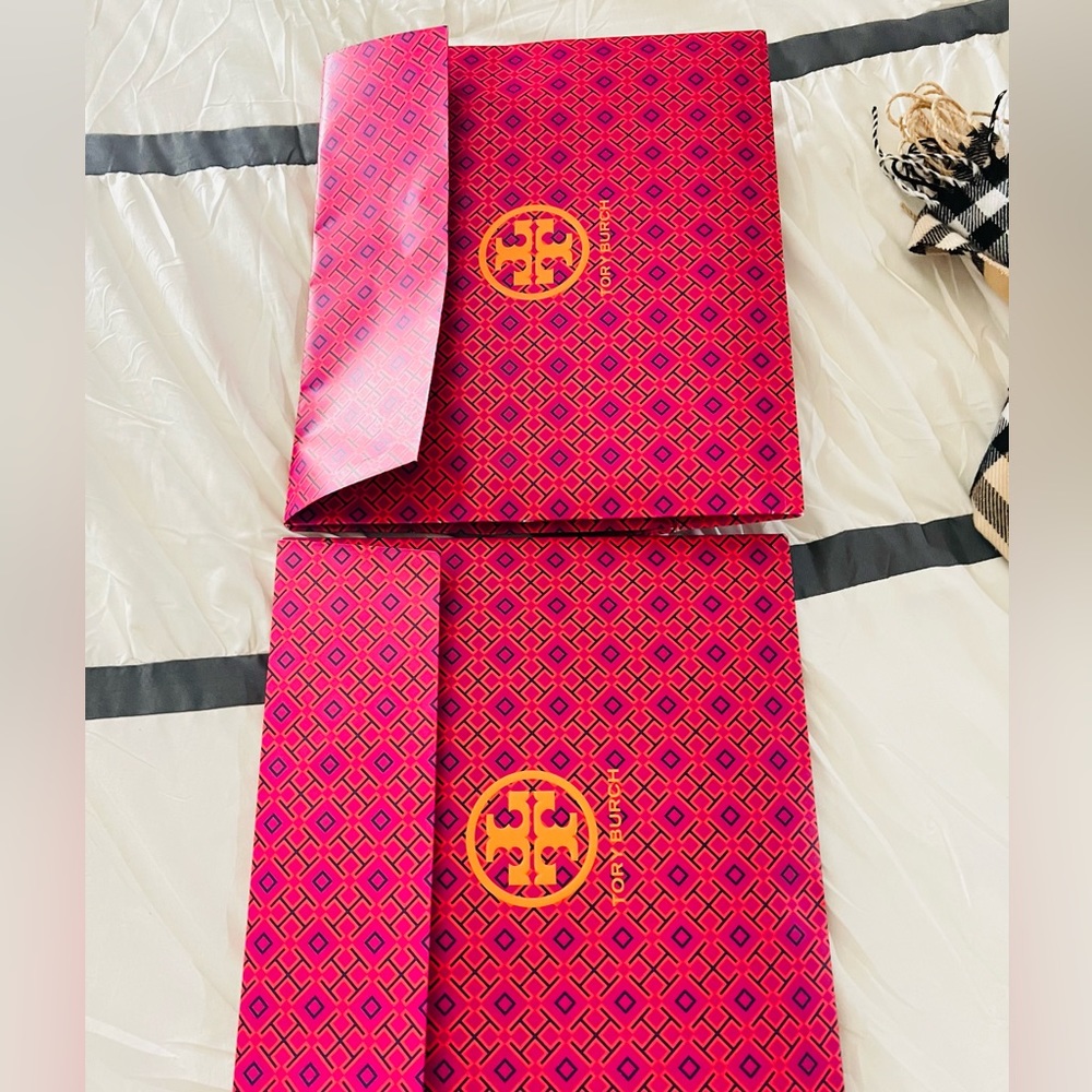 Two empty gift box